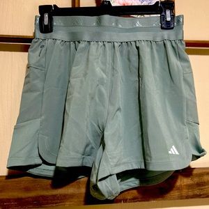 Olive Addidas shorts